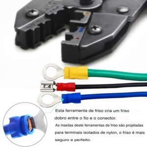 Alicate De Crimpar Terminais Tubulares - Exbom - Imagem 2