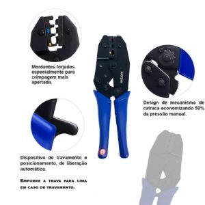 Alicate De Crimpar Terminais Tubulares - Exbom - Imagem 4