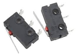 Micro Switch Kw11-3z-3 5a 250vac 3t Perna Esquerda Haste 16m