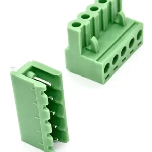 Conector Borne Verde Macho 5,8mm 5 Vias