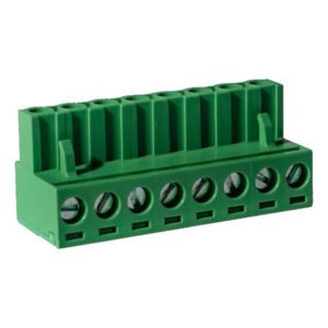 Conector Borne Verde Macho 5,8mm 8 Vias