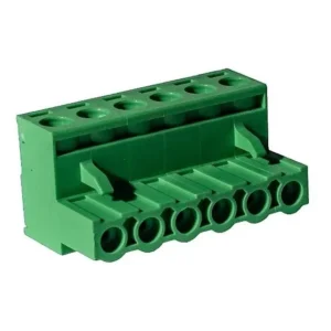 Conector Borne Verde Macho 5,8mm 6 Vias