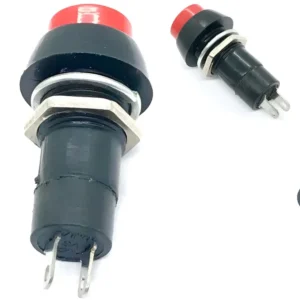 Chave Push Button N/a Psb-11b Vermelha - 2t