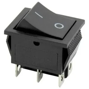 Chave Gangorra On/on 6t 30a 250v Preta - Kcd4