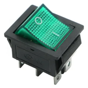 Chave Gangorra On/on 6t 16a 250v Led Verde - Kcd4