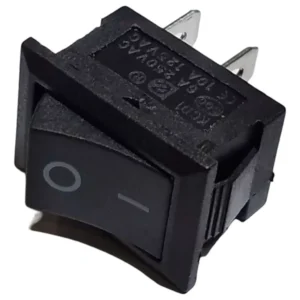 Mini Chave Gangorra 2t 6a 250v Preto - Kcd1
