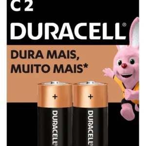 Pilha Alcalina C 2 - Duracell