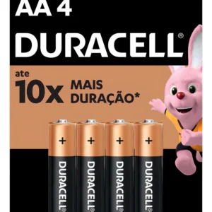 Pilha Alcalina AA - Bt 4 Un - Duracell