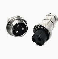 Conector Gx20 3 Pinos