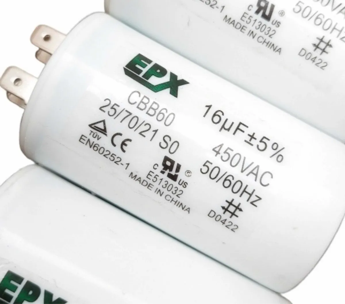 Capacitor Permanente 16uf X 400vac 4t - Epx