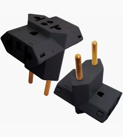 Adaptador De Tomada T Universal Benjamim - Preto