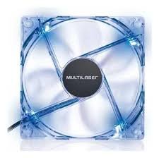 Cooler Fan 120x120 Cm C/led Azul - Multilaser