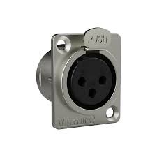 Jack Xlr P/ Painel Femea - Wireconex