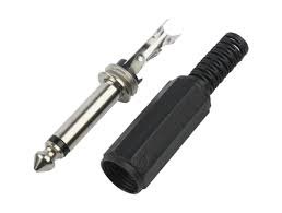 Plug P10 Mono Plastico - Niquel