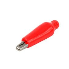 Garra Jacare Isolada Pvc Comp 31mm Gj70 Vermelho