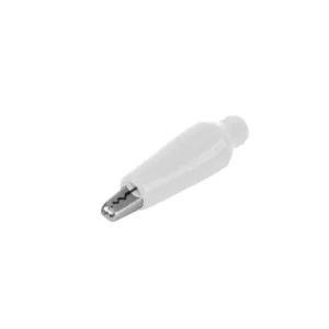 Garra Jacare Isolada Pvc Comp 31mm Gj70 Branco