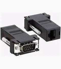 Adaptador Conversor Vga P/ Rj45 - Vga Macho P/ Cabo De Rede