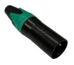 Plug Xlr Macho Verde