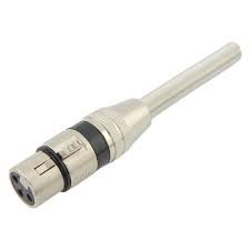 Plug Xlr Femea C/mola