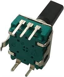 Potenciometro Encoder 14mm Ec 12 Rotativo 5 T C/ Chave Gav19