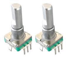 Potenciometro Encoder 15mm Ec 12 Rotativo 5 T C/ Chave Gav77