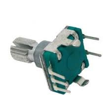 Potenciometro Encoder 15mm Ec11 W, Rotativo 5t C/ Chave Gav5