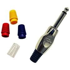 Plug Mono Niquelado P10n Preto - Santo Angelo