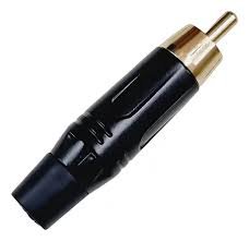 Plug Rca Macho De Metal - Mxt