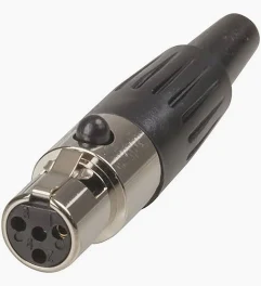 Mini Xlr 4 Pinos Femea