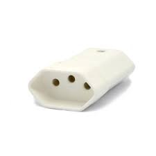 Tomada Desmontavel 2p+t De 10a Com Prensa Cabos - Branca - M