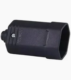 Tomada Desmontavel 2p+t De 10a - Preta - Margirius