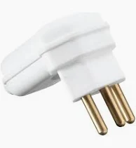 Plugue Pino Prensa Cabo Macho 90° 2p 20a - Branco - Margirius