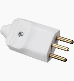 Plugue Desmontavel 2p+t 180º De 10a C/prensa Cabos - Branco