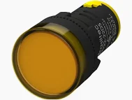 Sinaleiro Led Monobloco 22mm Painel Luminoso 12v - Laranja