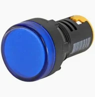 Sinaleiro Led Monobloco 22mm Painel Luminoso 12v - Azul