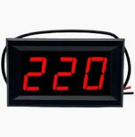 Voltimetro Digital Medidor De Tensao 220v - Vermelho