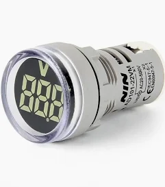 Voltímetro Digital Tensão Ac 12 - 500v - Branco