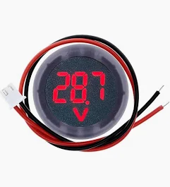Voltimetro Digital Redondo Dc 4 -100v