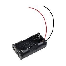 Suporte De Pilhas Aa C/2un - Preto