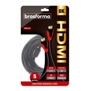 Cabo Hdmi 2.1v 8k 5mts - Brasforma