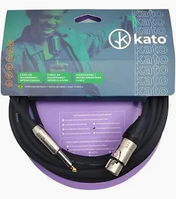 Cabo De Microfone K2 Xlrf/p10 5mts - Kato