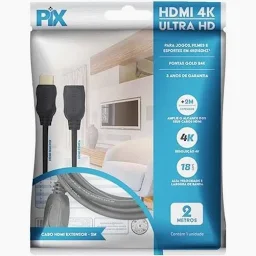 Cabo Extensor 2.0 4k Hdmi Macho X Hdmi Femea 2Mts- Pix