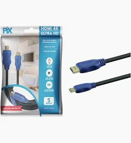 Cabo Mini Hdmi X Hdmi 2.0 4k Ultra Hd 5mts -pix