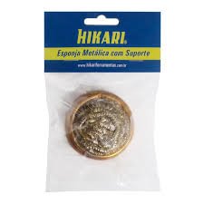 Esponja Metalica Hse-20 C/ Suporte Hikari