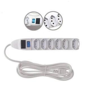 Extensao Eletrica 6 Tomada 5mts - Knup