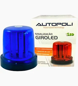 Giroled Giroflex Azul 12/24v - Autopoli
