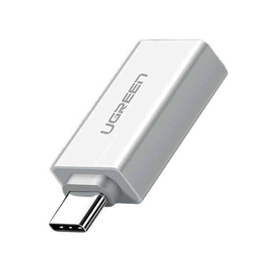 Adaptador Ugreen Usb C Macho Para Usb 3.0 Femea Branco