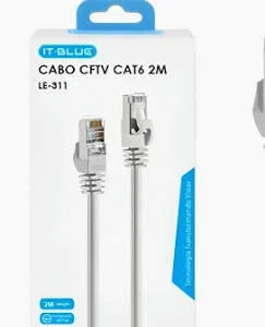 Cabo De Rede Cat6 2mts It-blue