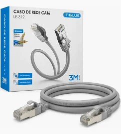 Cabo De Rede Cat6 3mts It-blue