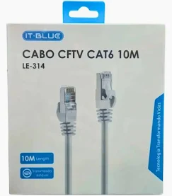 Cabo De Rede Cat6 10mts It-blue